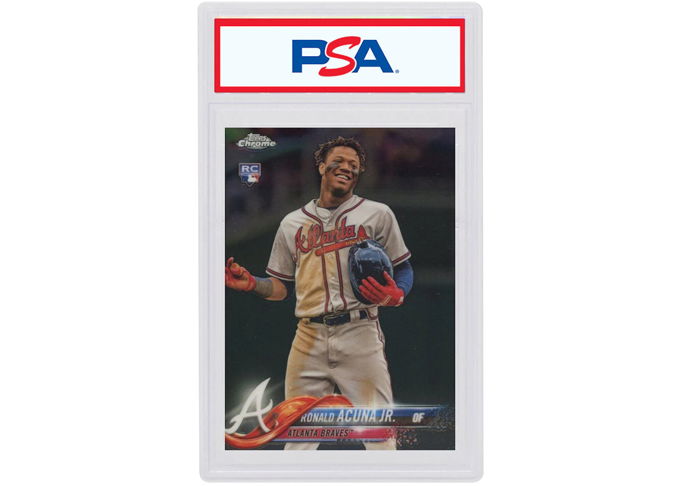 Ronald Acuna Jr. 2018 Topps Chrome Update Rookie #HMT25 (PSA or BGS Graded)