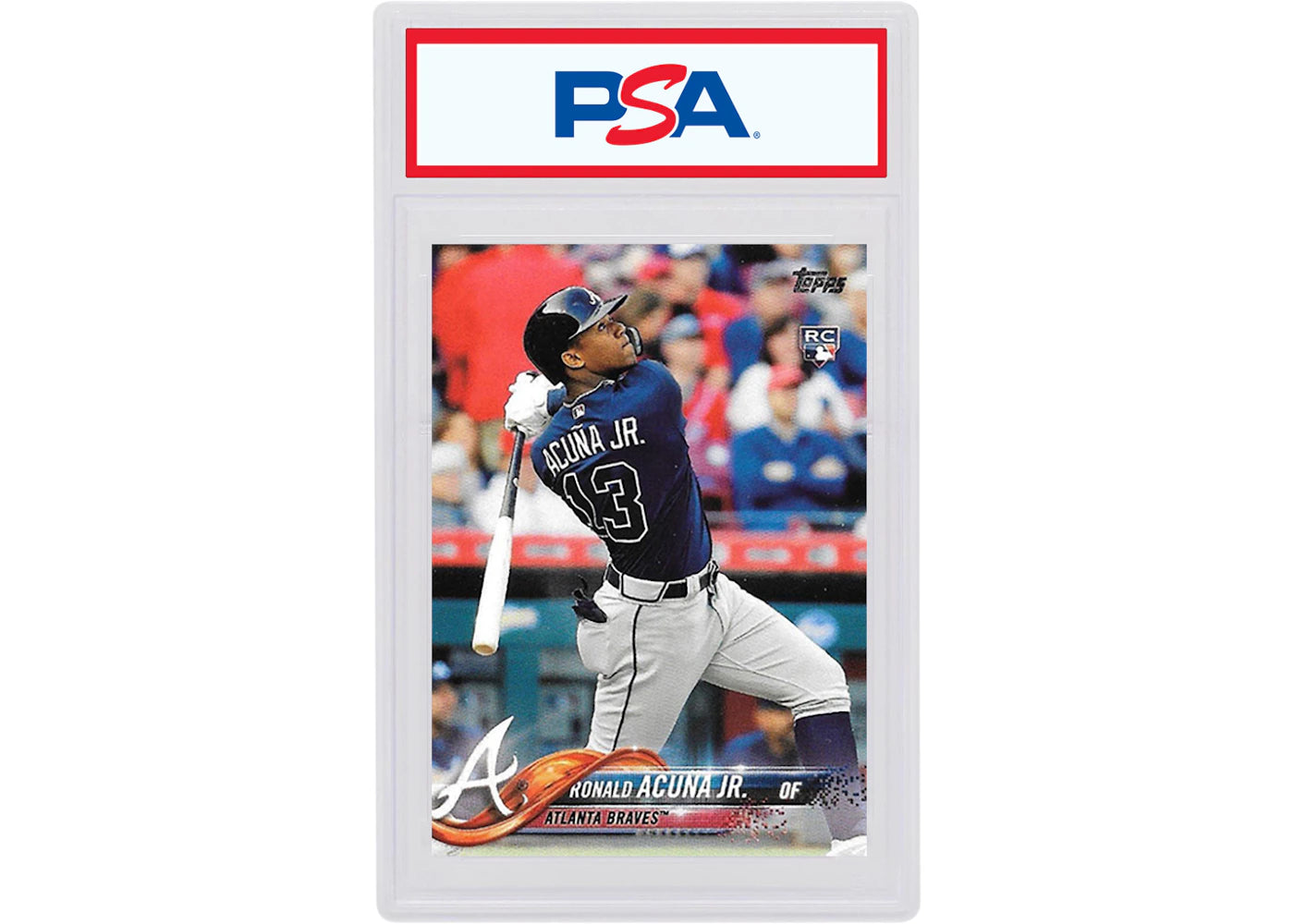 Ronald Acuna Jr. 2018 Topps Rookie Bat Down #698 (PSA or BGS Graded)