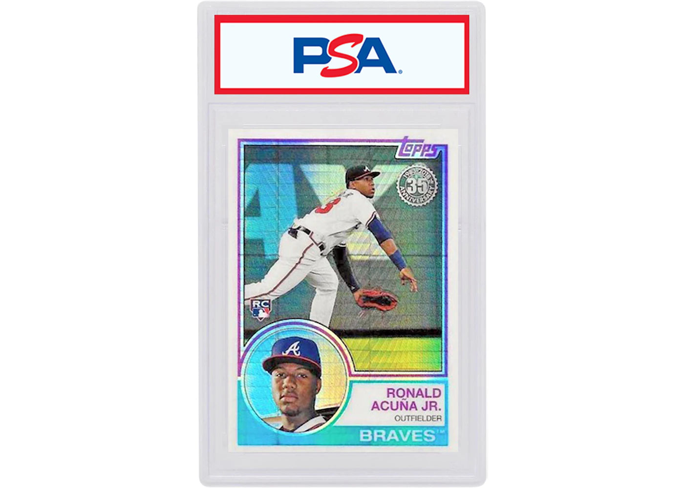 Ronald Acuna Jr. 2018 Topps Silver Pack Rookie #101 (PSA or BGS Graded)