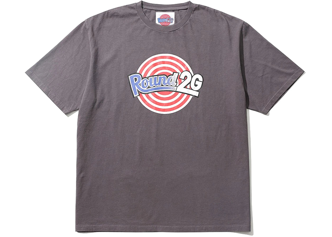Round Two x 2G Logo Tee Faded Grey