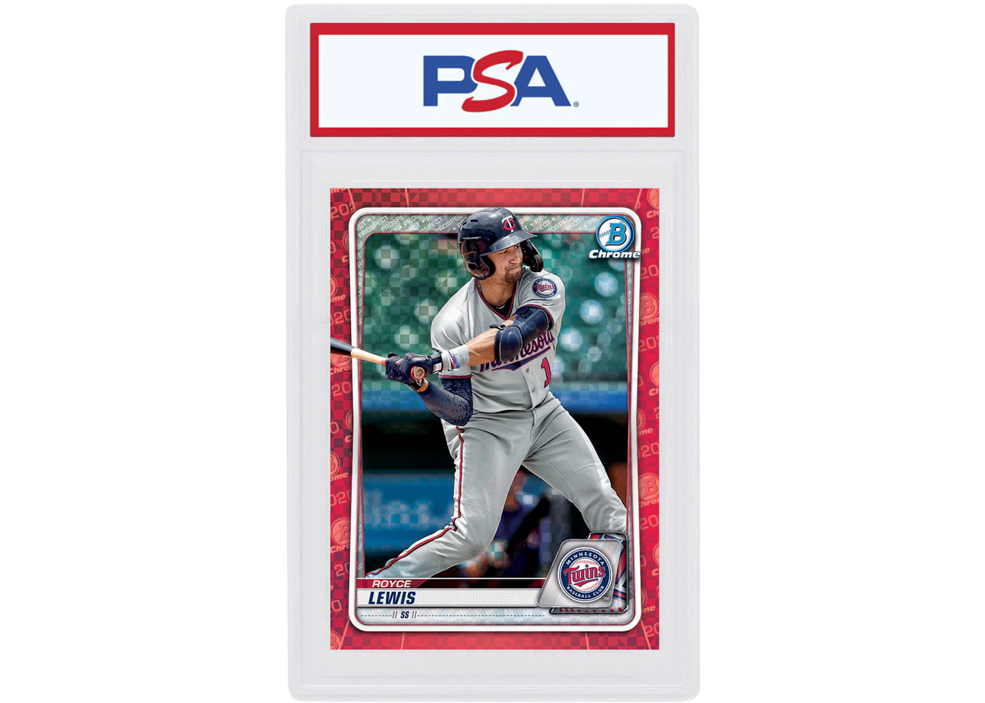 Royce Lewis 2020 Bowman Chrome X Red X-Fractor 1/1 #BCP-195 (PSA or BGS Graded)