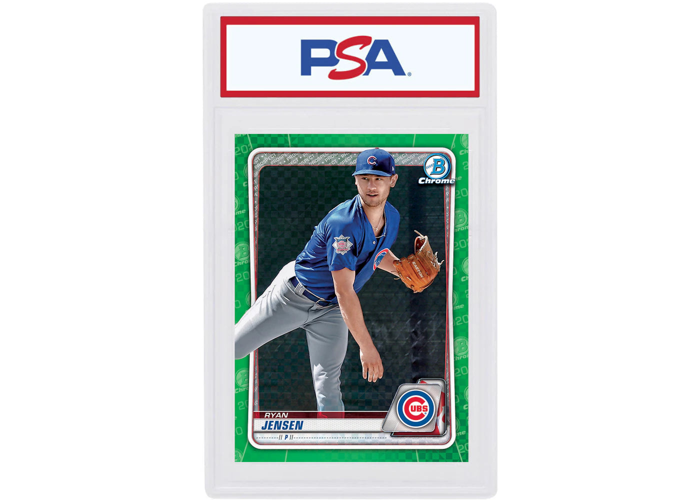 Ryan Jensen 2020 Bowman Chrome X Green X-Fractor /31 #BCP-231 (PSA or BGS Graded)
