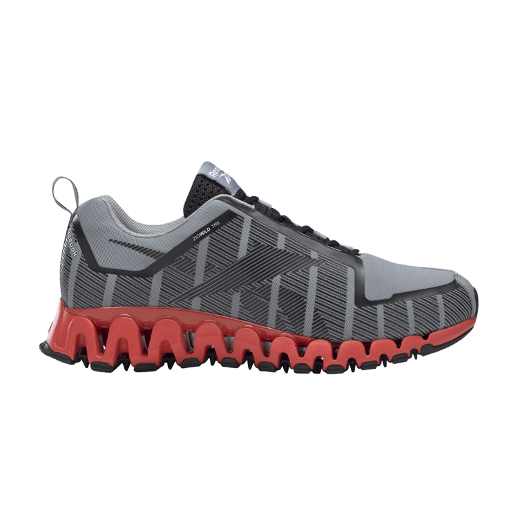 Reebok ZigWild Trail 6 Grey Dynamic Red