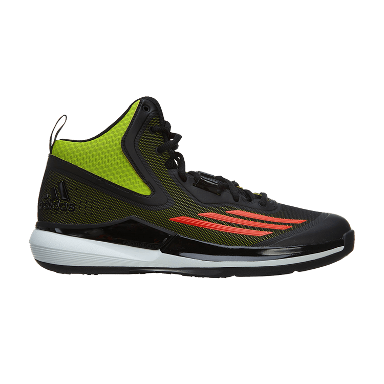 adidas Title Run Basketball Shoe Semi Solar Yellow/Solar Red/Core Black