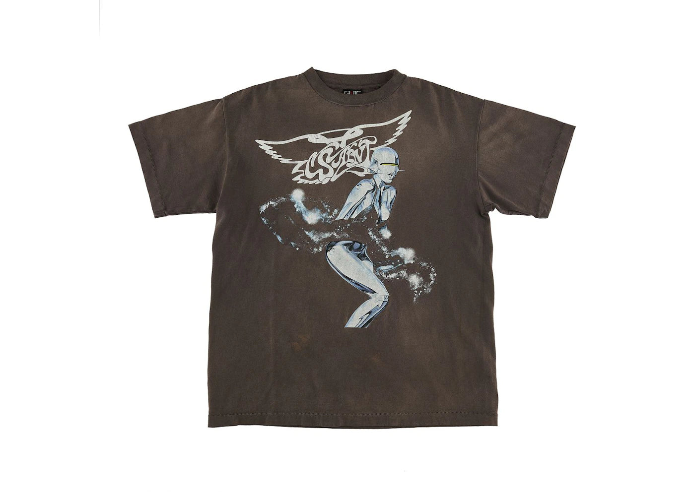 Saint Mxxxxxx x Hajime Sorayama T-Shirt Faded Black
