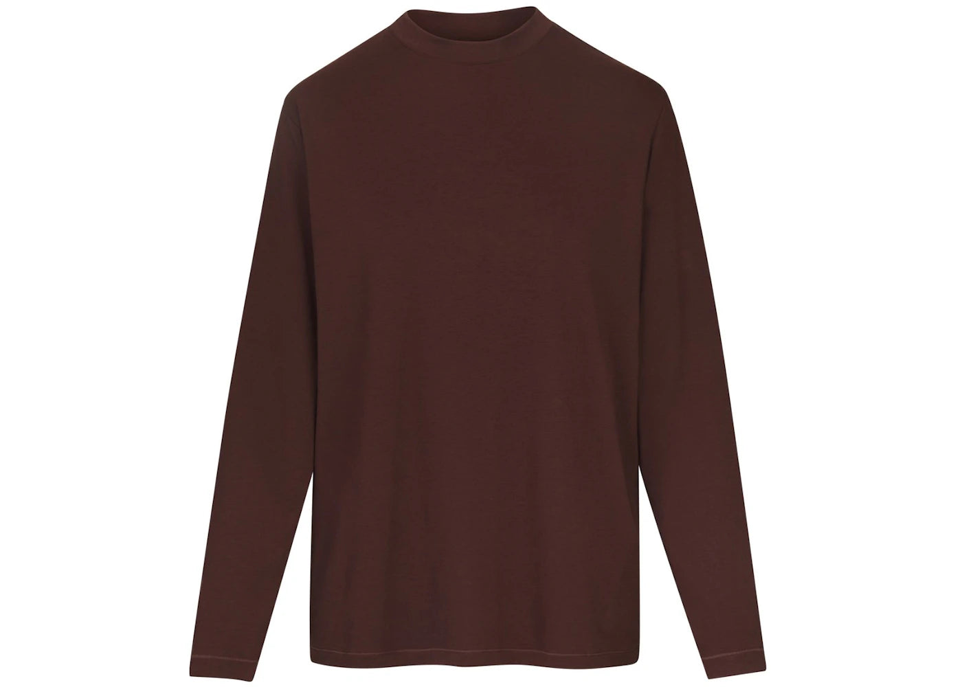 SKIMS Boyfriend Long Sleeve T-Shirt Cocoa