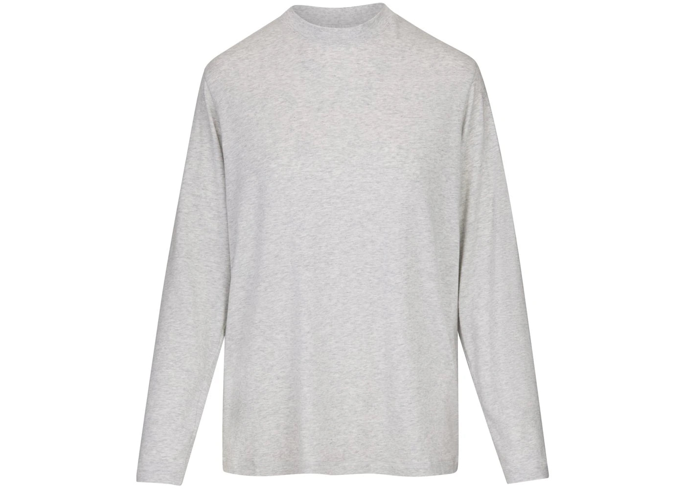 SKIMS Boyfriend Long Sleeve T-Shirt Light Heather Grey