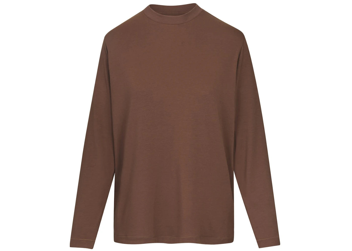 SKIMS Boyfriend Long Sleeve T-Shirt Oxide