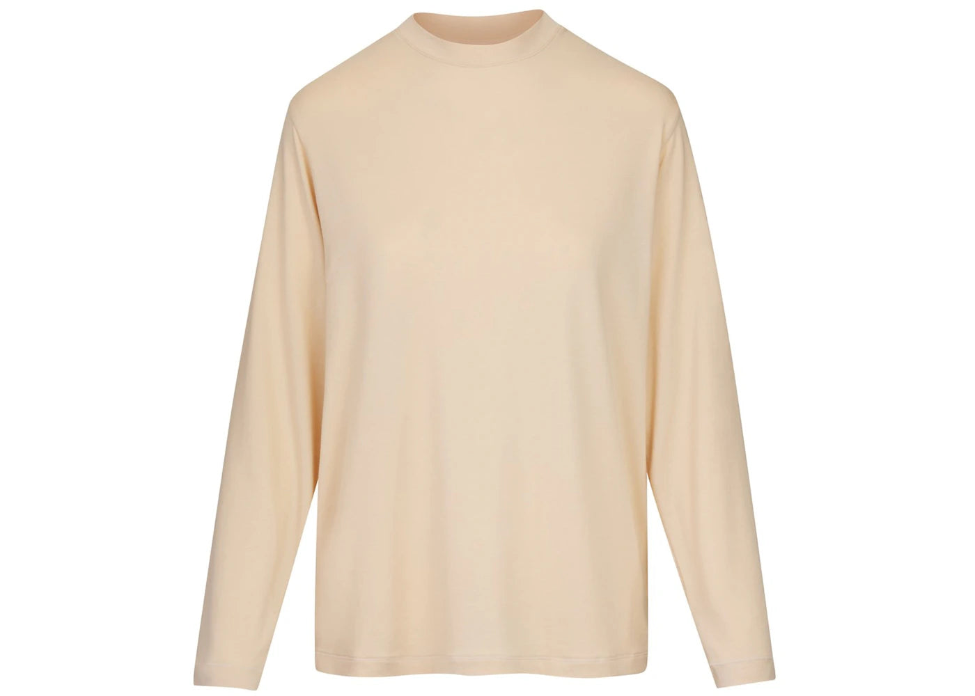 SKIMS Boyfriend Long Sleeve T-Shirt Sand