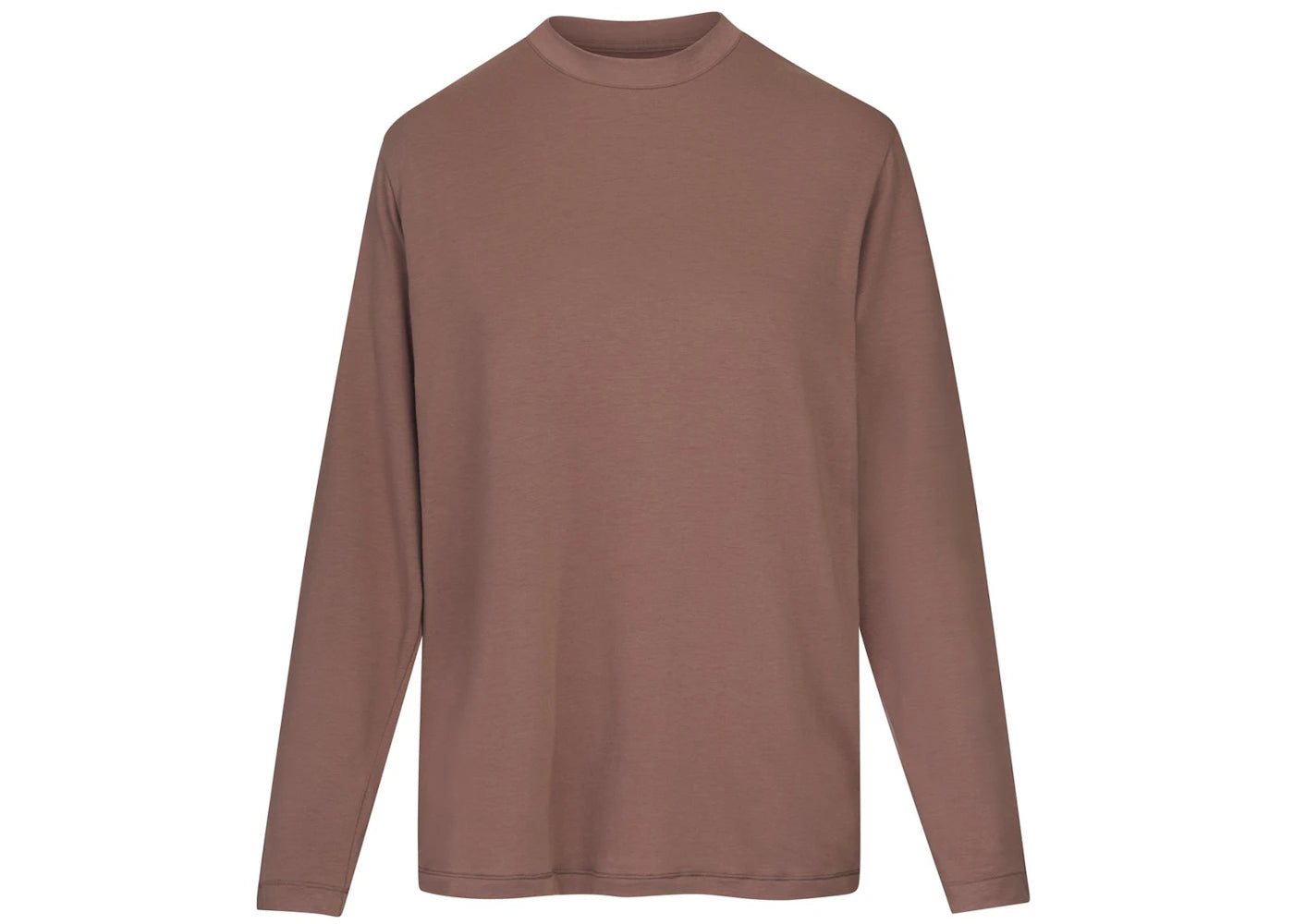 SKIMS Boyfriend Long Sleeve T-Shirt Umber