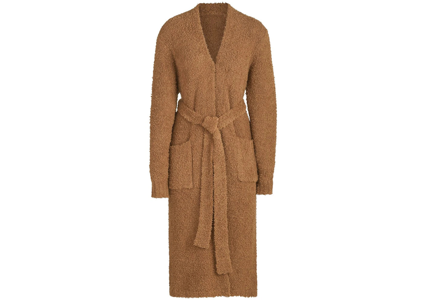 SKIMS Cozy Knit Robe Camel