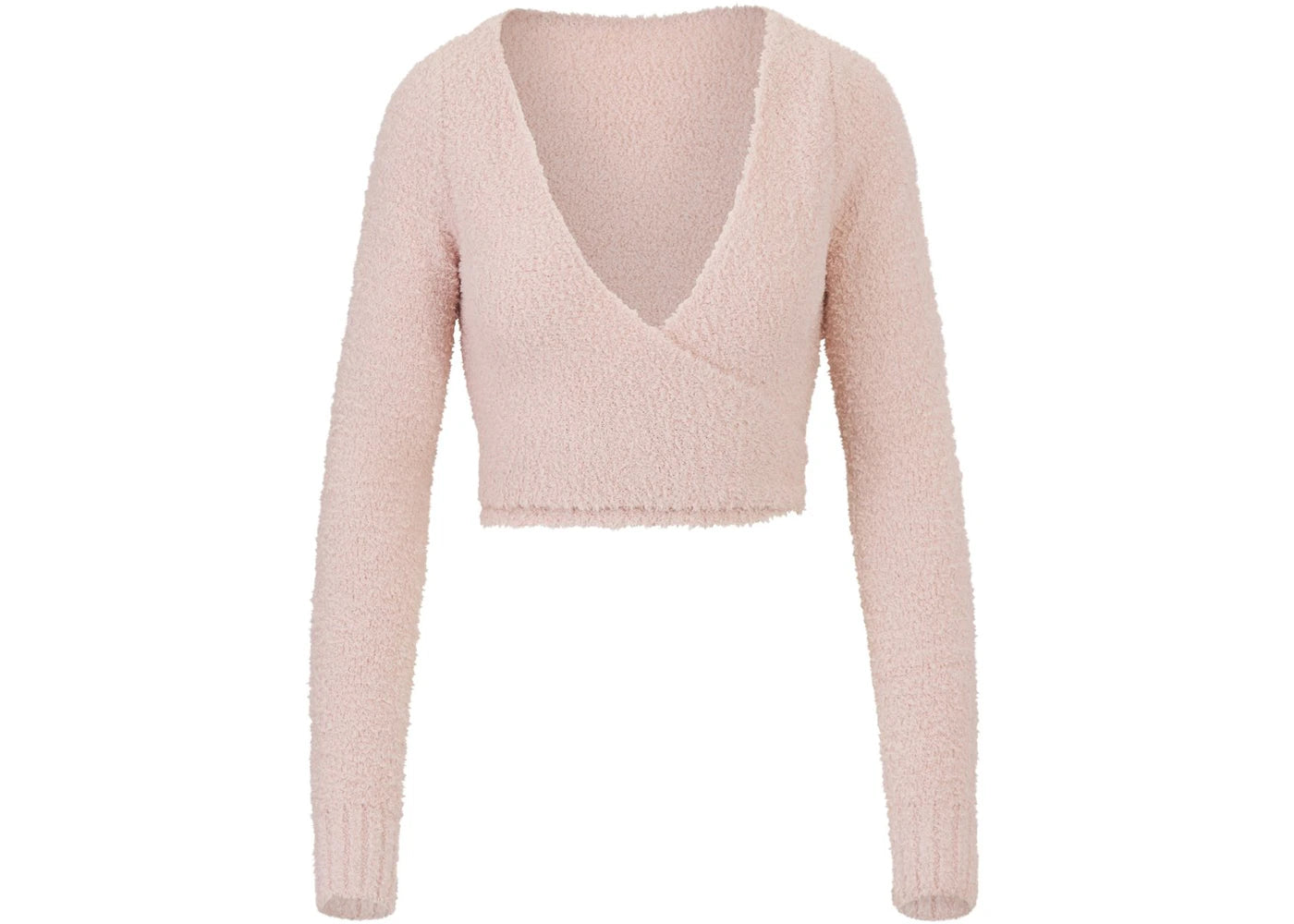 SKIMS Cozy Knit Wrap Top Dusk