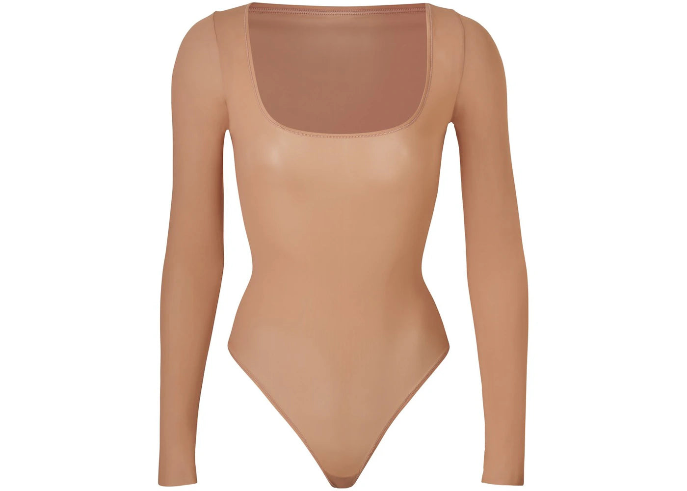 SKIMS Jelly Sheer Long Sleeve Bodysuit Sienna