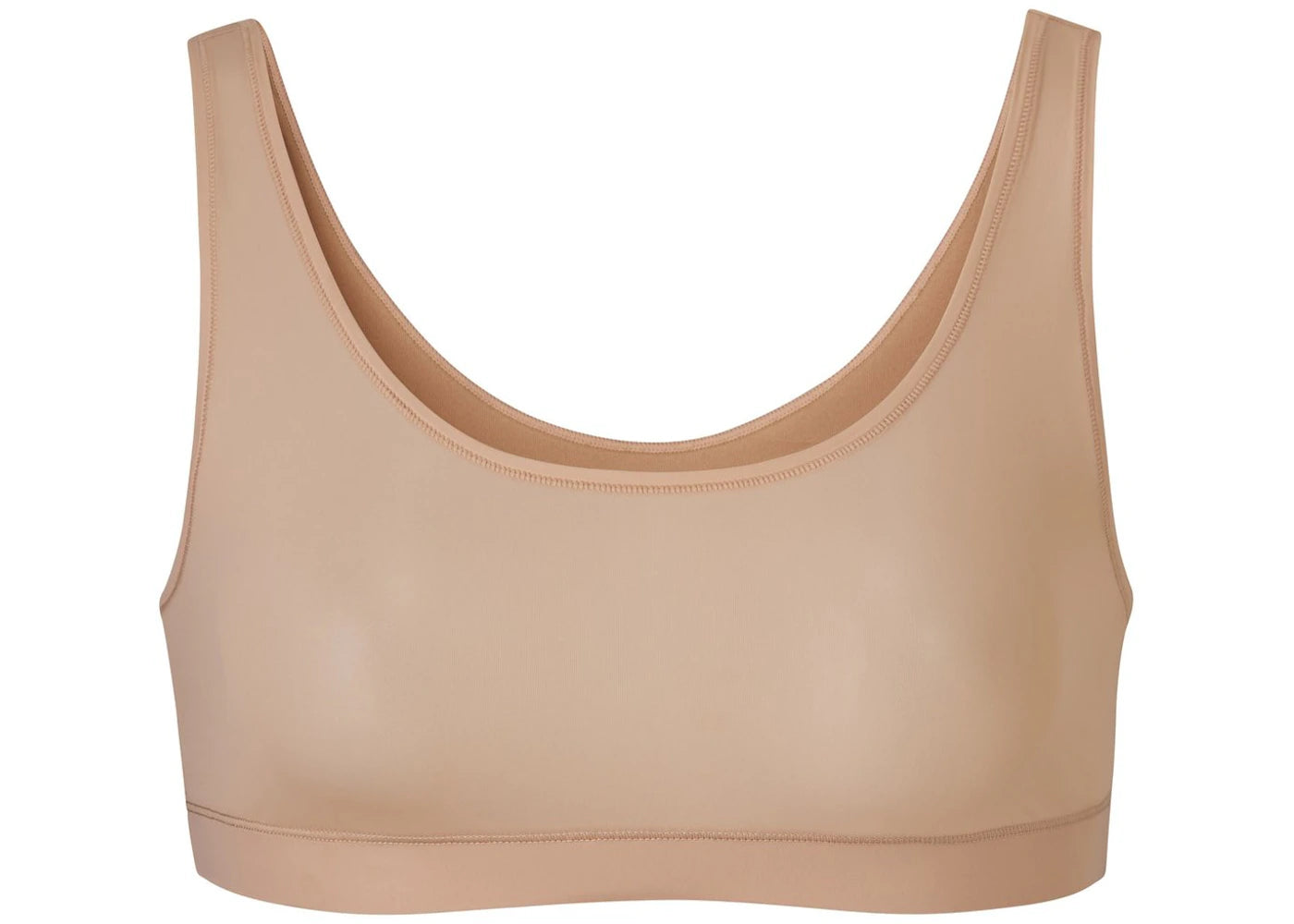 SKIMS Jelly Sheer Scoop Neck Bralette Clay