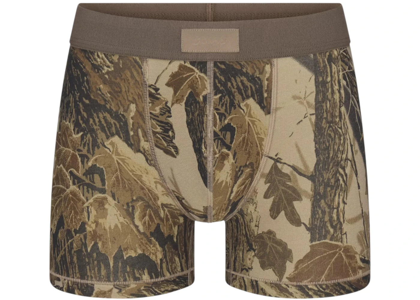 SKIMS Men's Cotton 3" Boxer Brief Realtree Camo Print