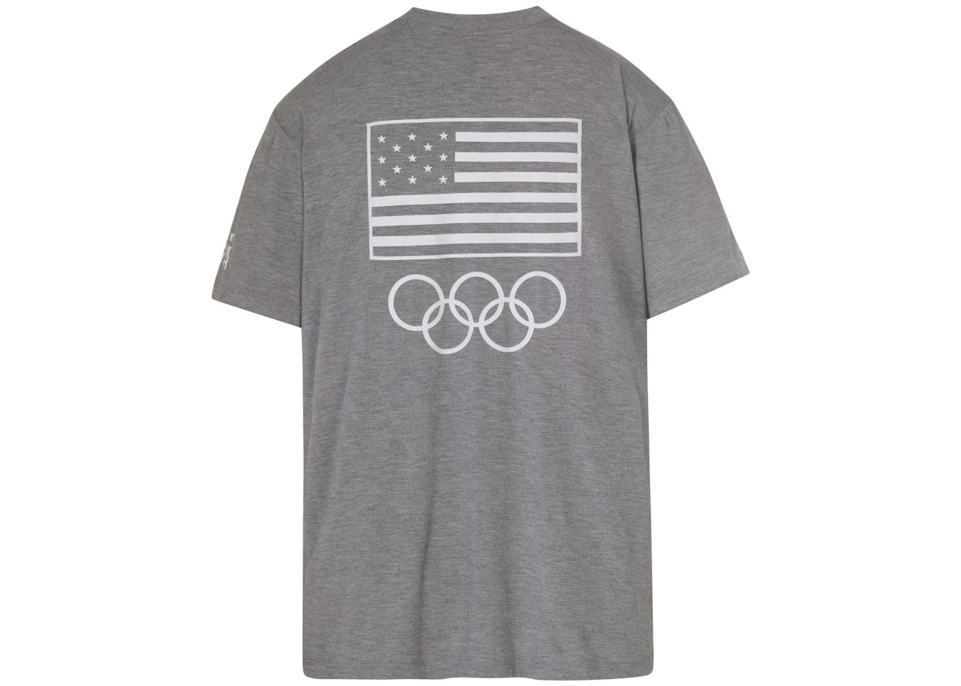 SKIMS Olympic Capsule Jersey T-Shirt Heather Grey