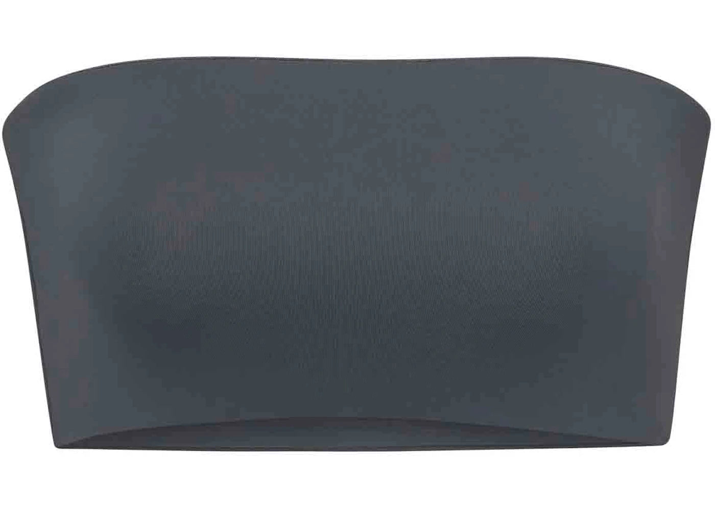 SKIMS Swim Bandeau Bikini Top Gunmetal