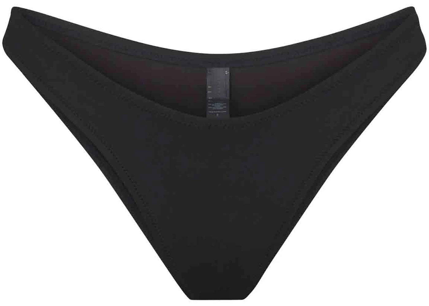 SKIMS Swim Cheeky Tanga Bottoms Onyx
