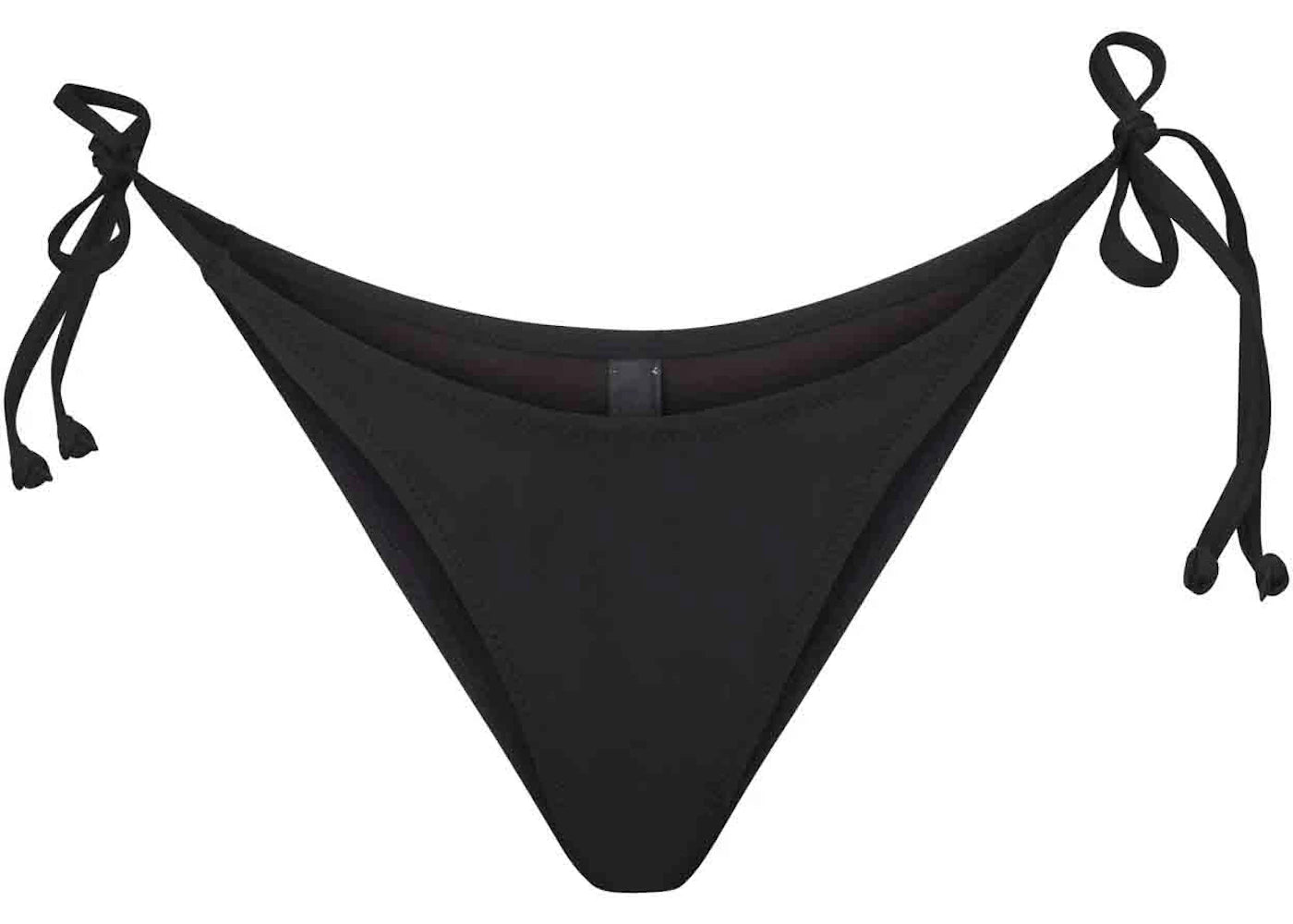 SKIMS Swim Dipped Tie Bottoms Onyx