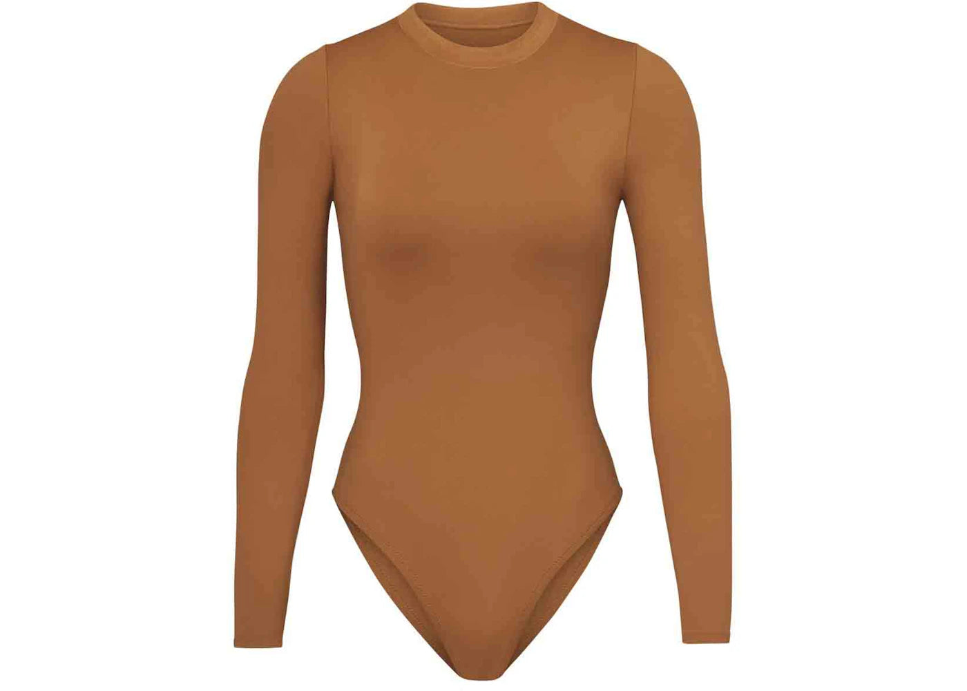 SKIMS Swim Long Sleeve One Piece Almond