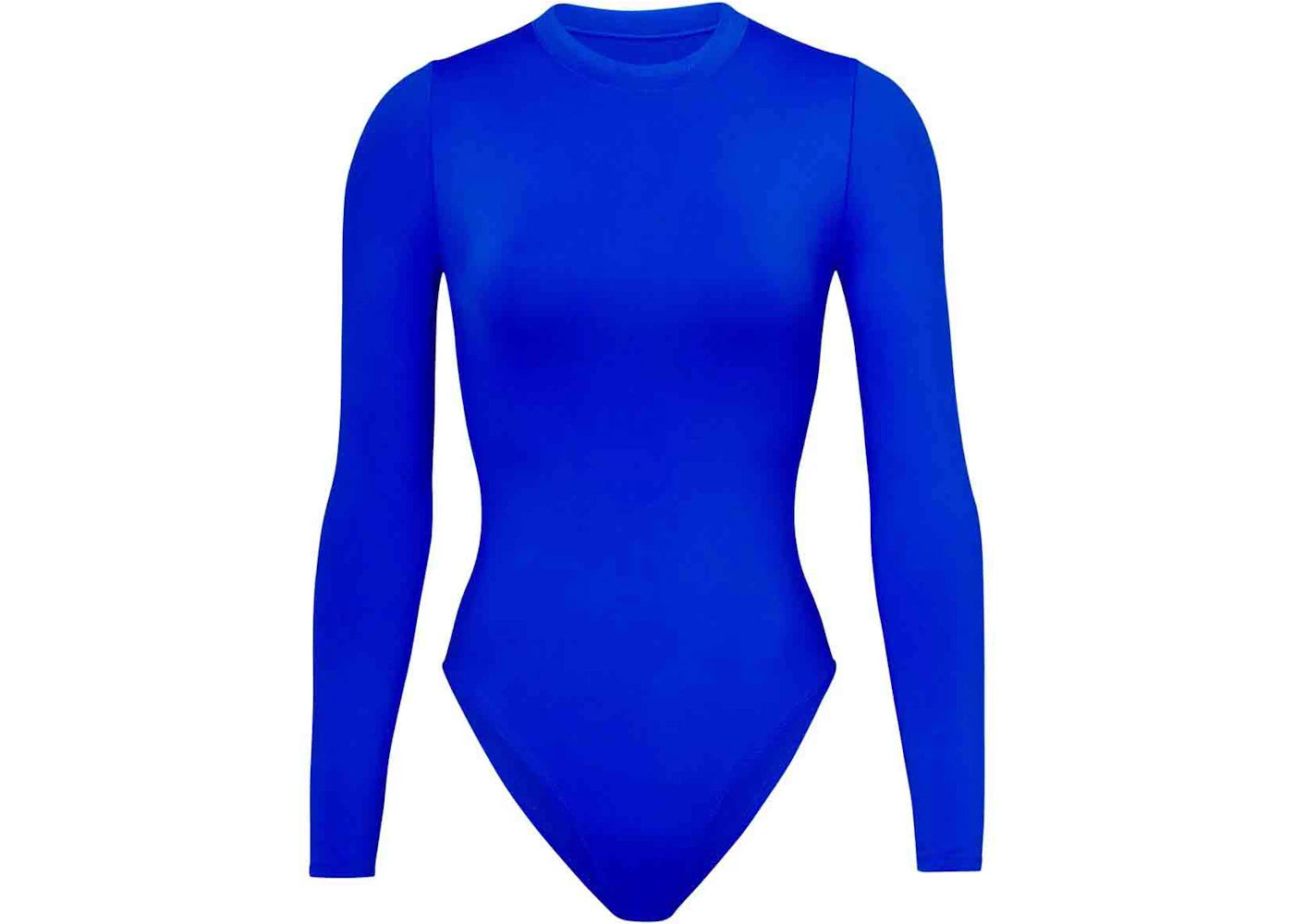 SKIMS Swim Long Sleeve One Piece Cobalt