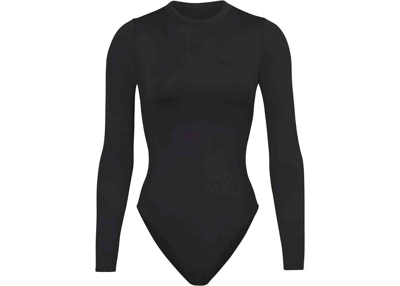 SKIMS Swim Long Sleeve One Piece Onyx
