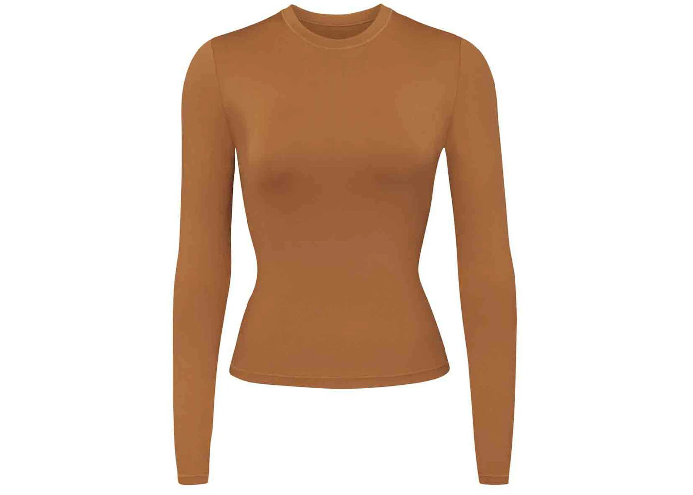 SKIMS Swim Long Sleeve Shirt Almond