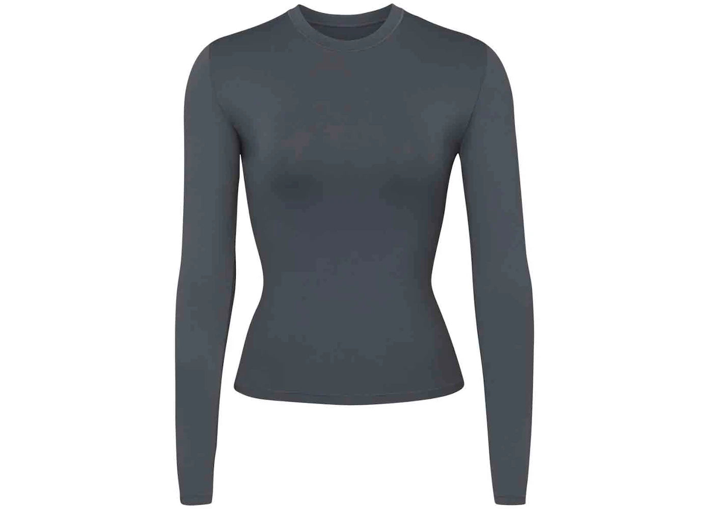 SKIMS Swim Long Sleeve Shirt Gunmetal