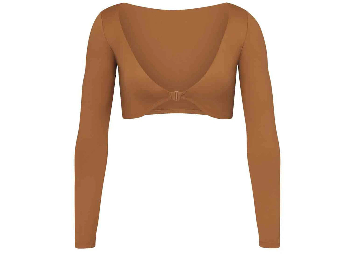 SKIMS Swim Long Sleeve Shrug Almond