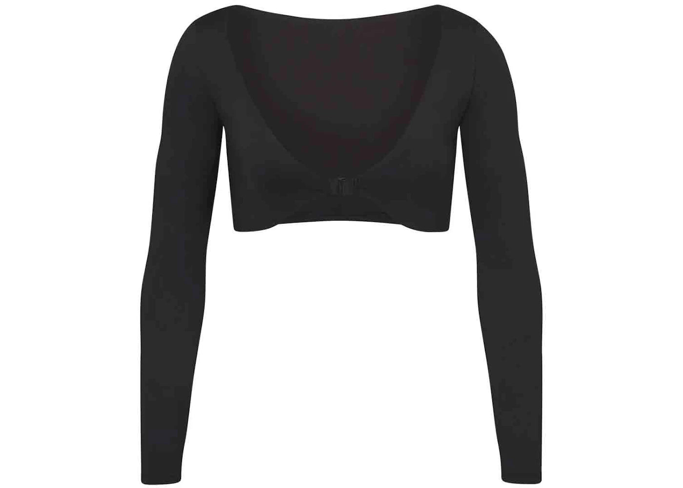 SKIMS Swim Long Sleeve Shrug Onyx