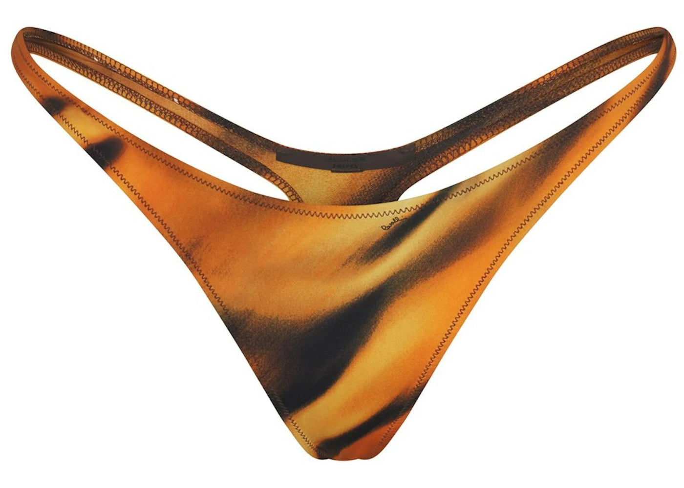 SKIMS x Roberto Cavalli Thong Bikini Bottom Tiger Face Print