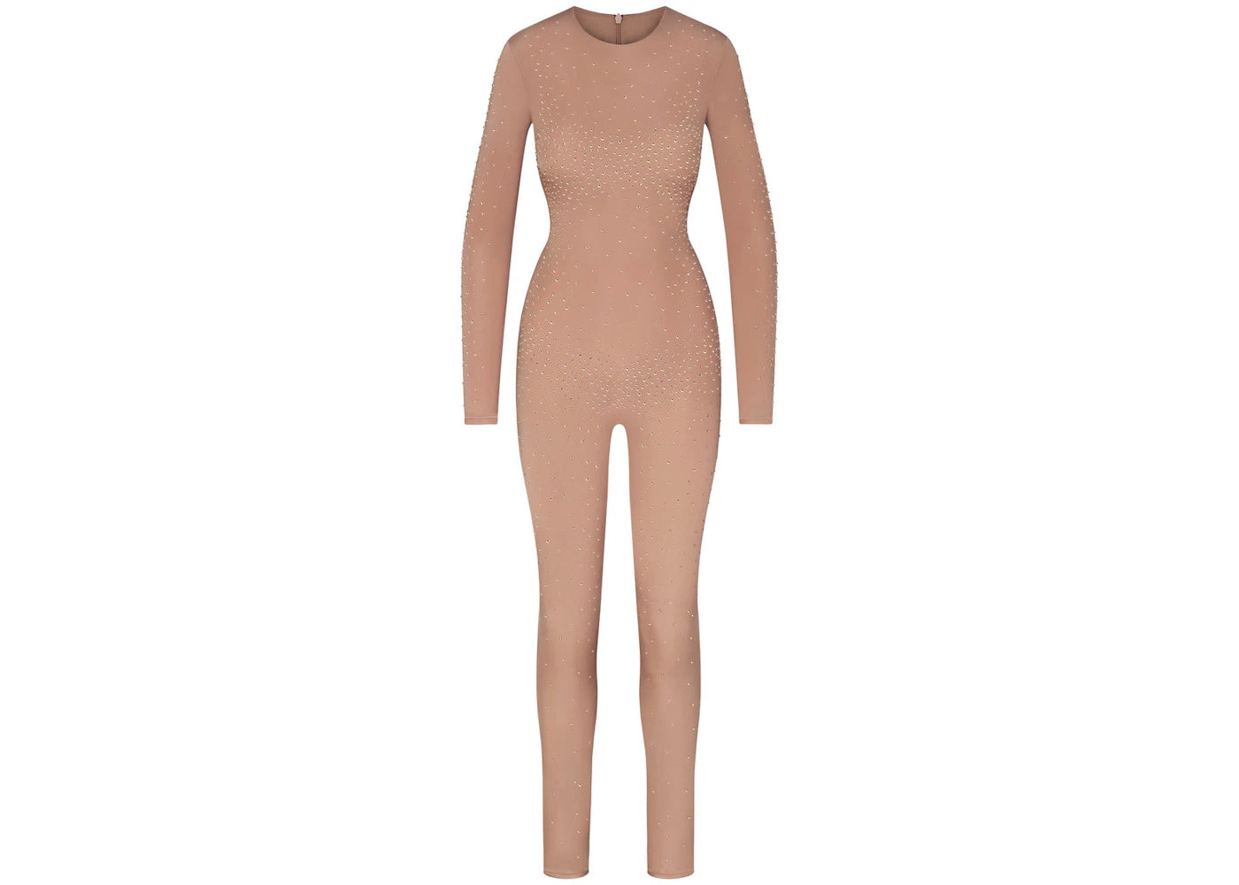 SKIMS x Swarovski Jelly Sheer Long Sleeve Catsuit Sienna