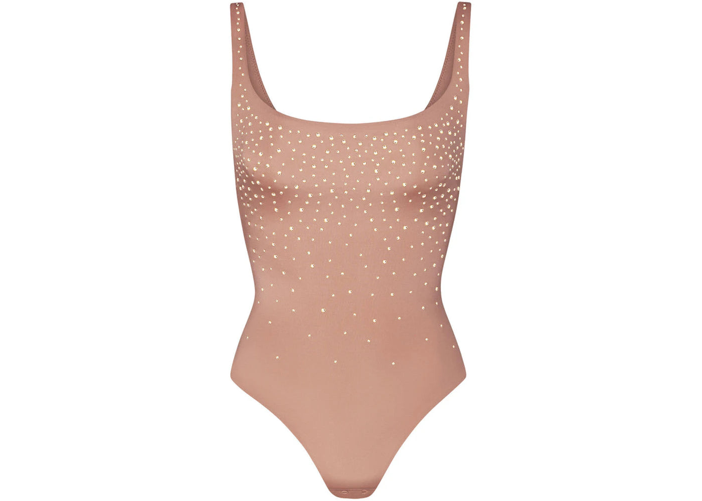 SKIMS x Swarovski Jelly Sheer Square Neck Bodysuit Sienna