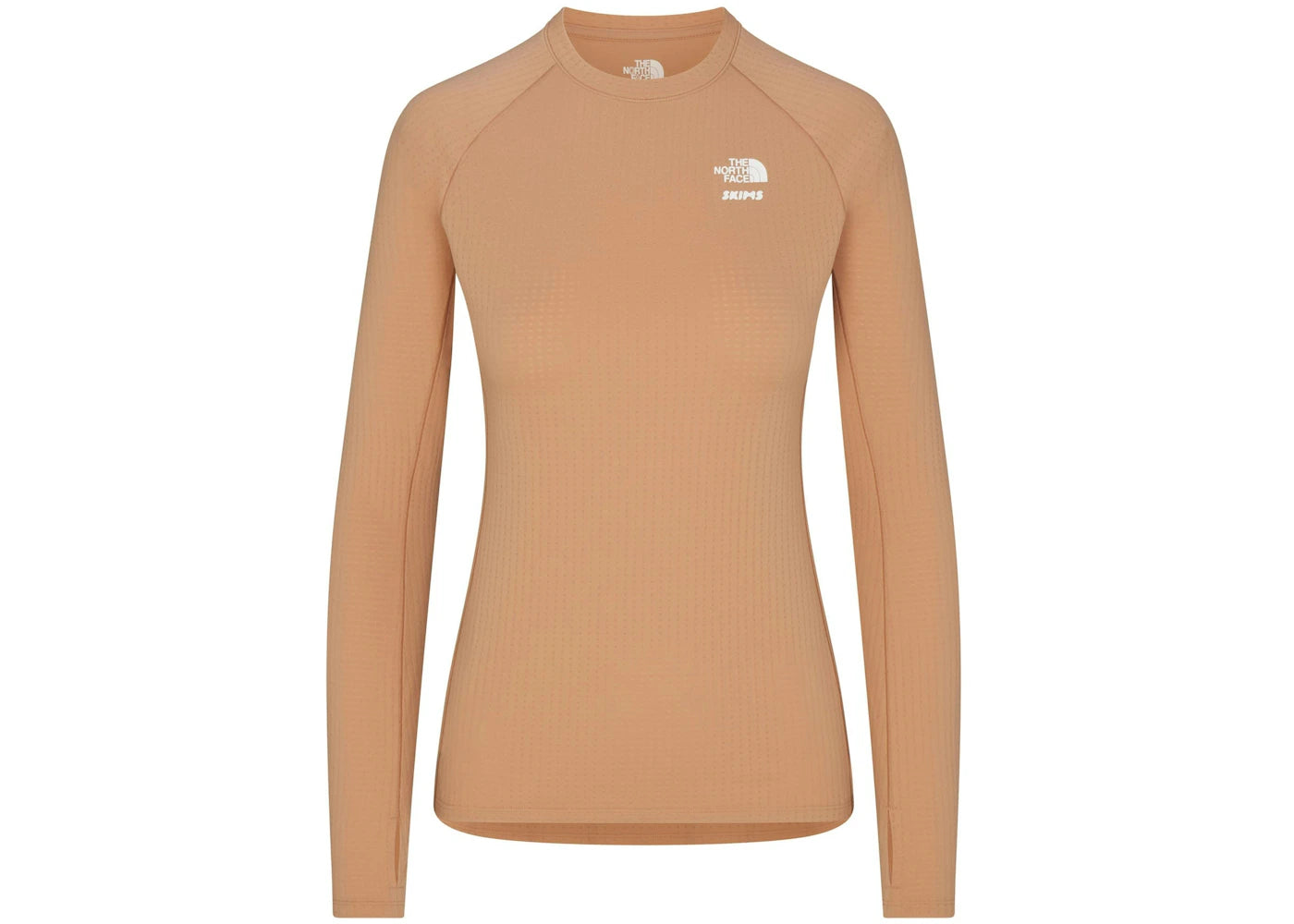 SKIMS x TNF Dotknit Long Sleeve Top Ochre