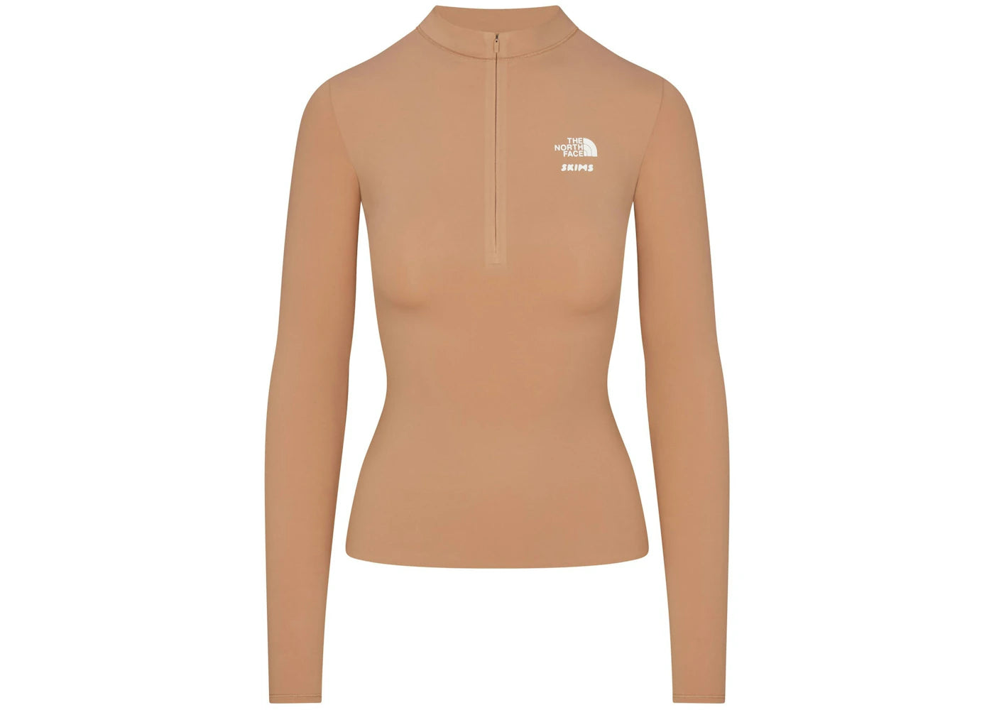 SKIMS x TNF Refina Long Sleeve Top Ochre