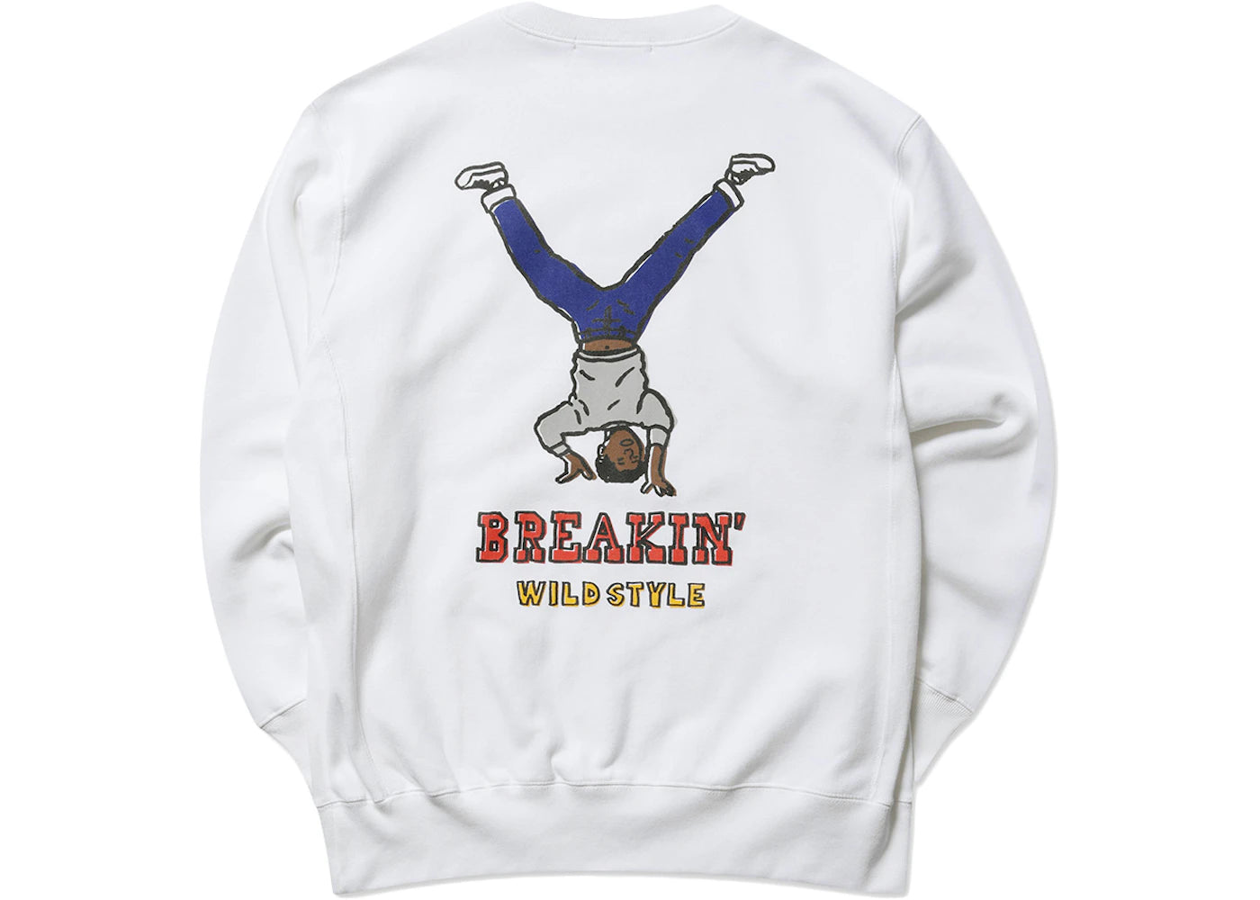 SOPHNET. x Wild Style Naijel Graphic Crewneck White