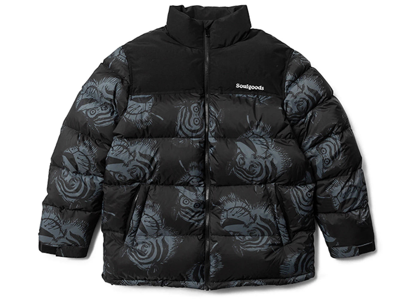 SOULGOODS Allover Tiger 800 D.P Outdoor Down Jacket Black