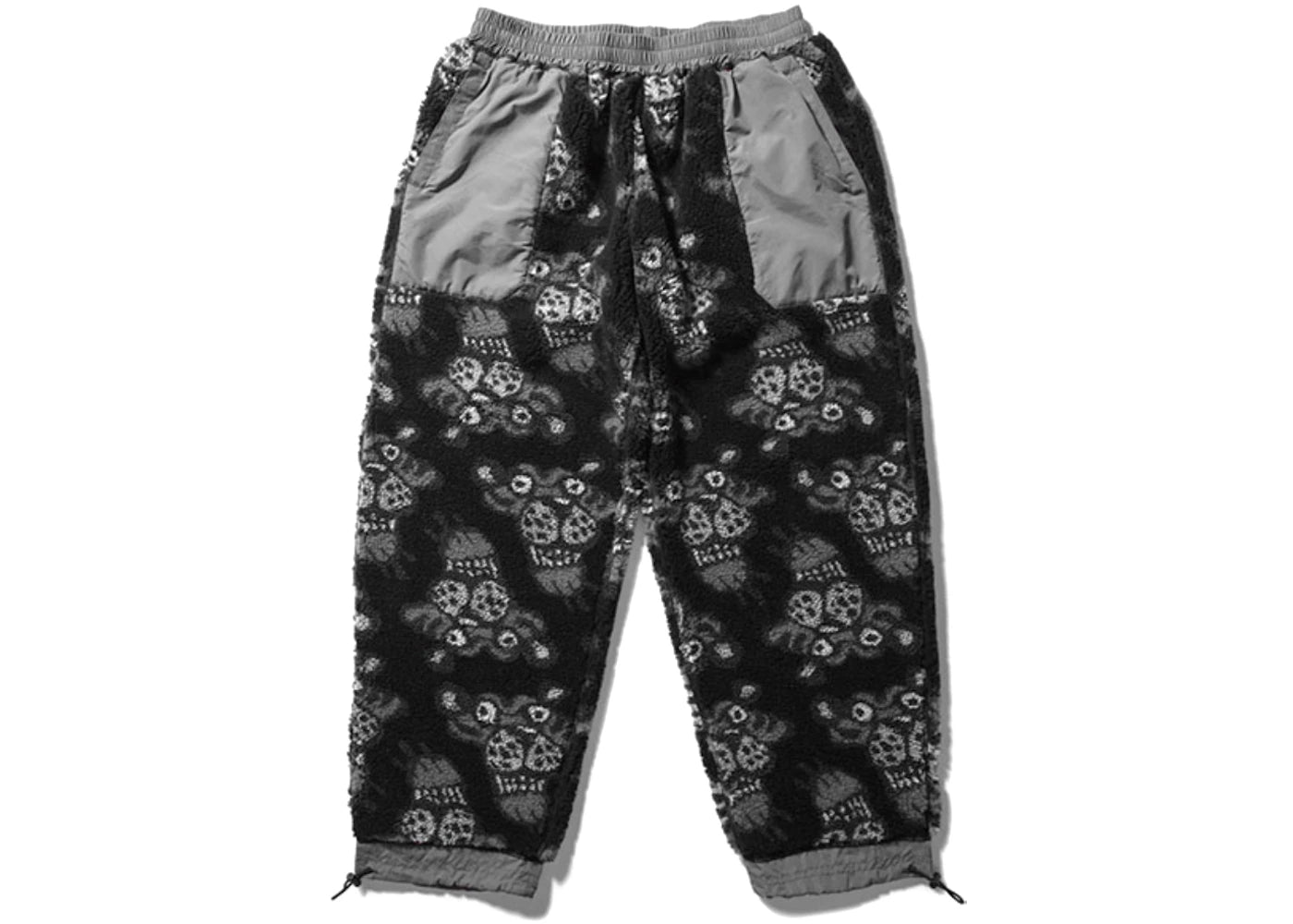 SOULGOODS Allover Tiger Logo Fleece Pants Black