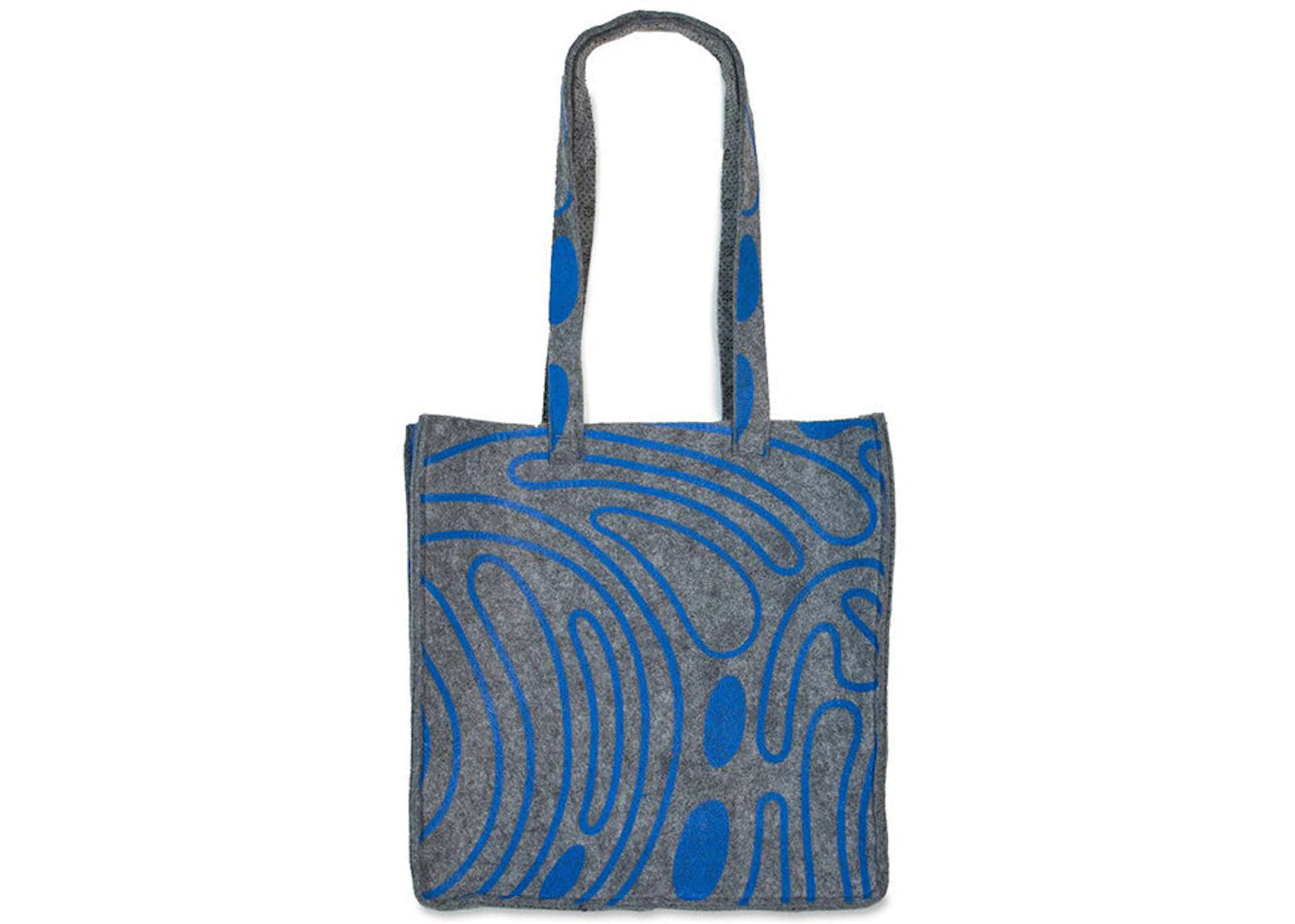 SPUNGE x Salehe Bembury Fat Felt Tote Concrete Paste/Berry Blend