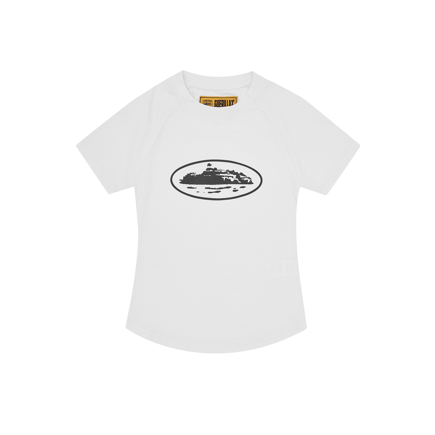 Corteiz Womens Alcatraz Baby Top White/Black