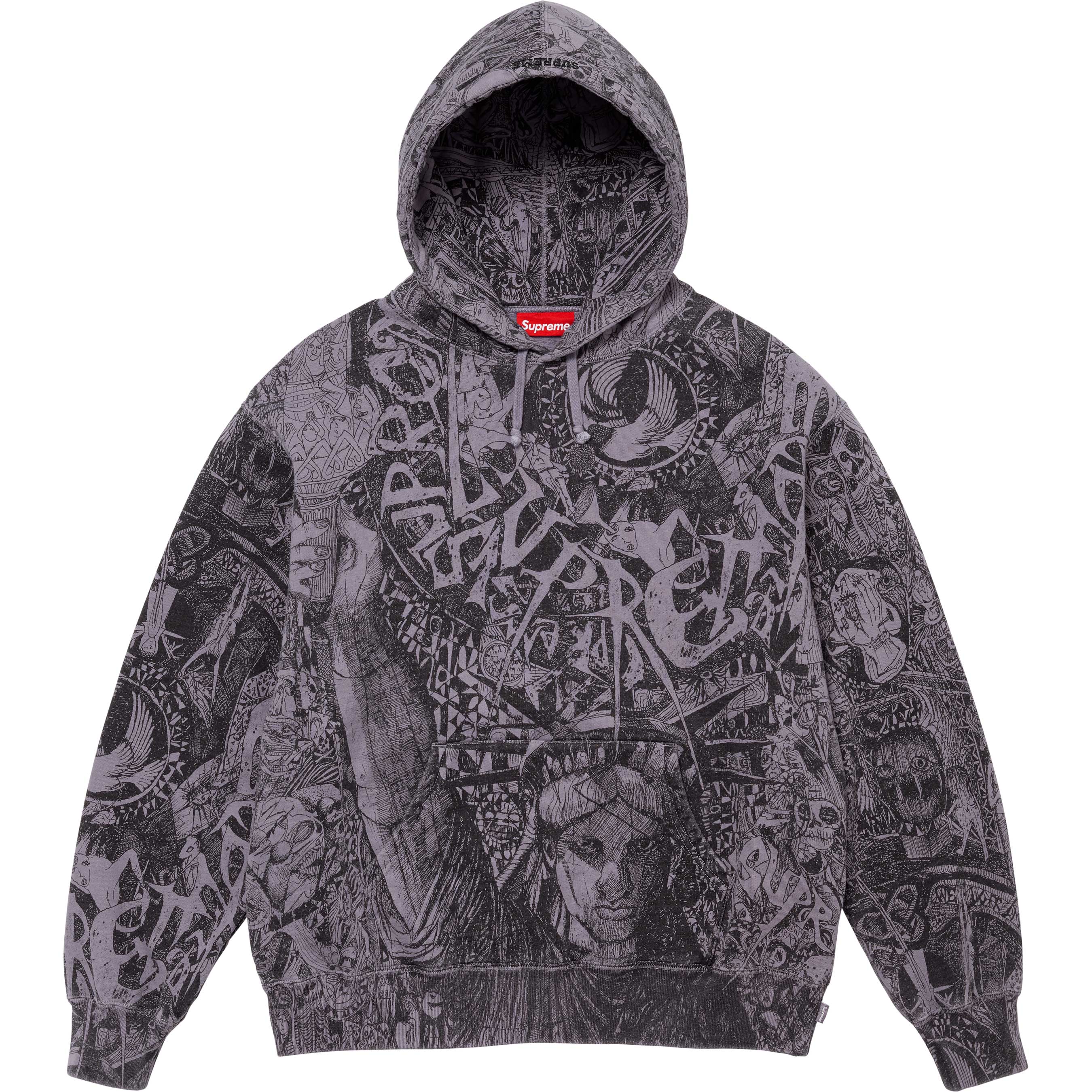 Supreme Liberty Hooded Sweatshirt - Dusty Purple