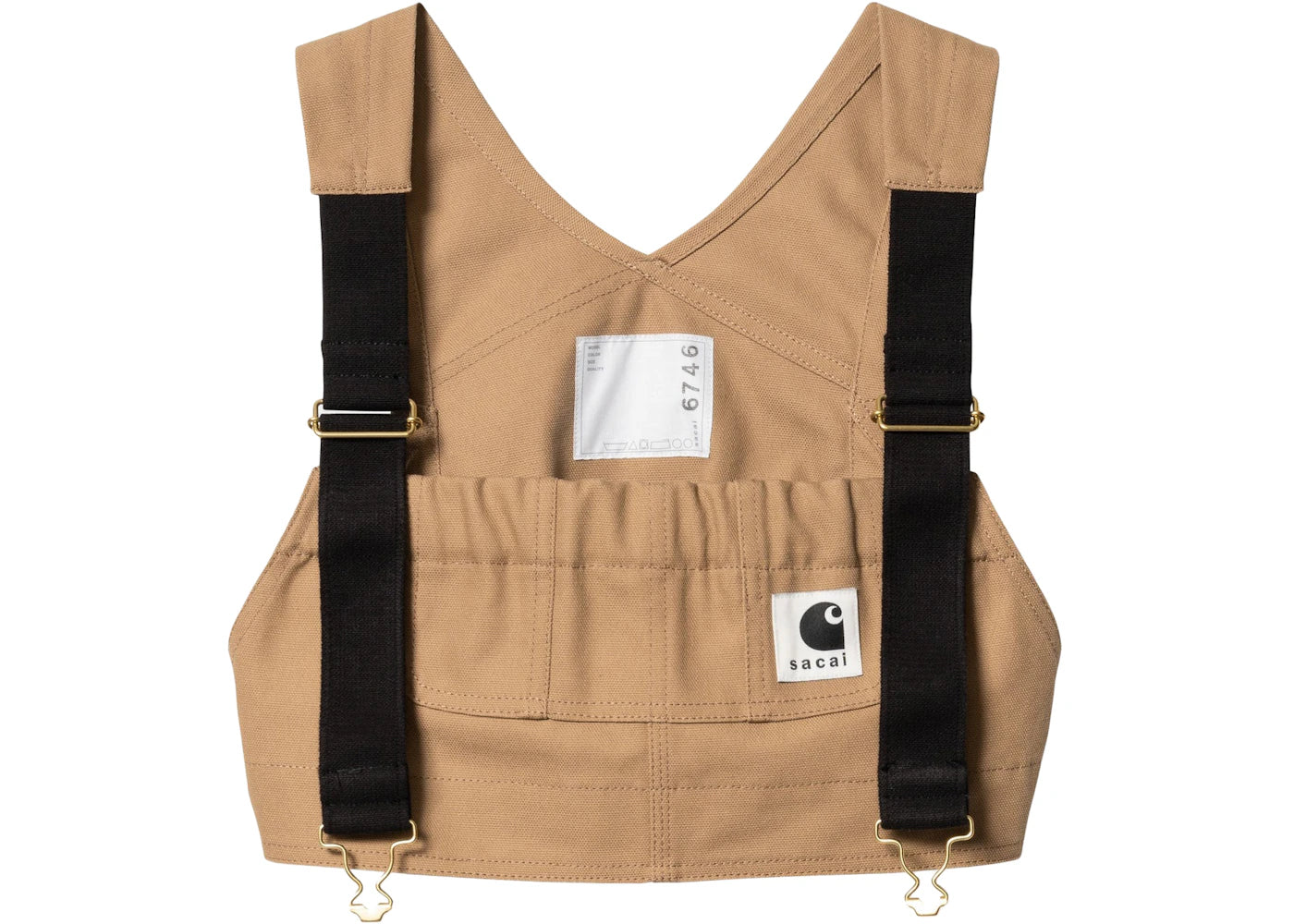 Sacai x Carhartt WIP Women's Bra Beige