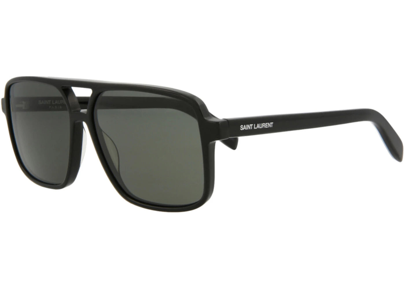 Saint Laurent Aviator Sunglasses Black/Grey (SL176-30001578-001)