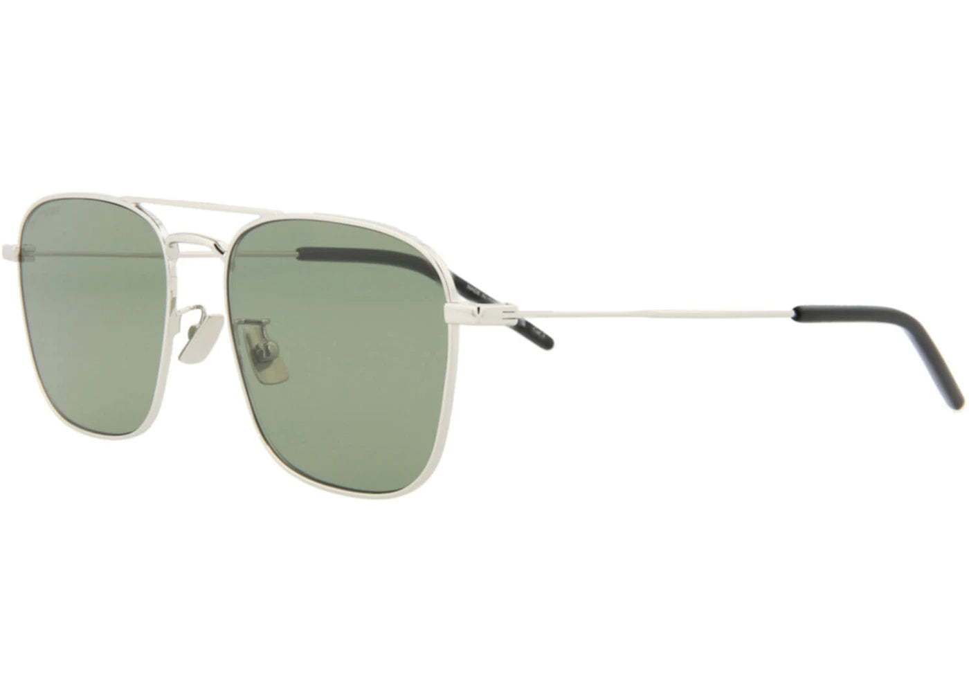 Saint Laurent Aviator Sunglasses Silver/Green (SL309-30008020-003)