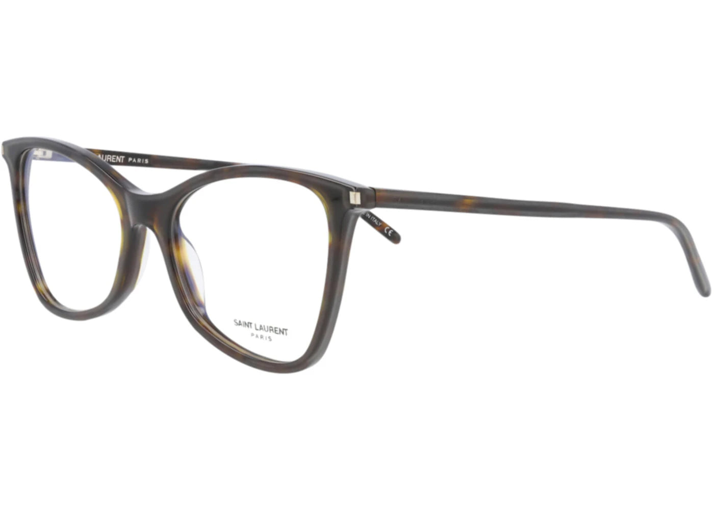 Saint Laurent Cat Eye Eyeglasses Havana/Havana/Transparent (SL478JERRY-30011694-002)