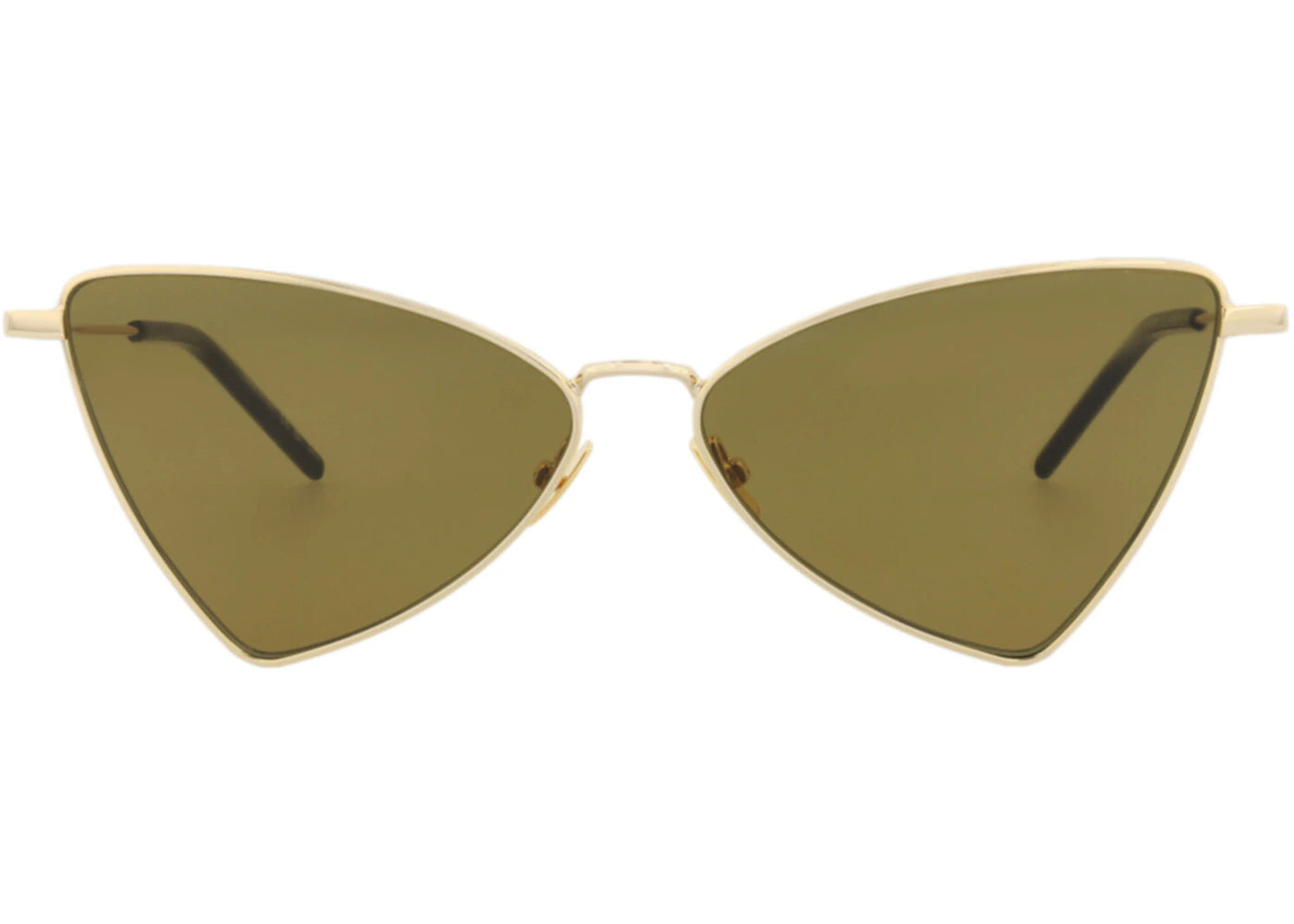 Saint Laurent Cat Eye-Frame Metal Sunglasses Gold/Gold/Brown (SL303JERRY-30007822-011)
