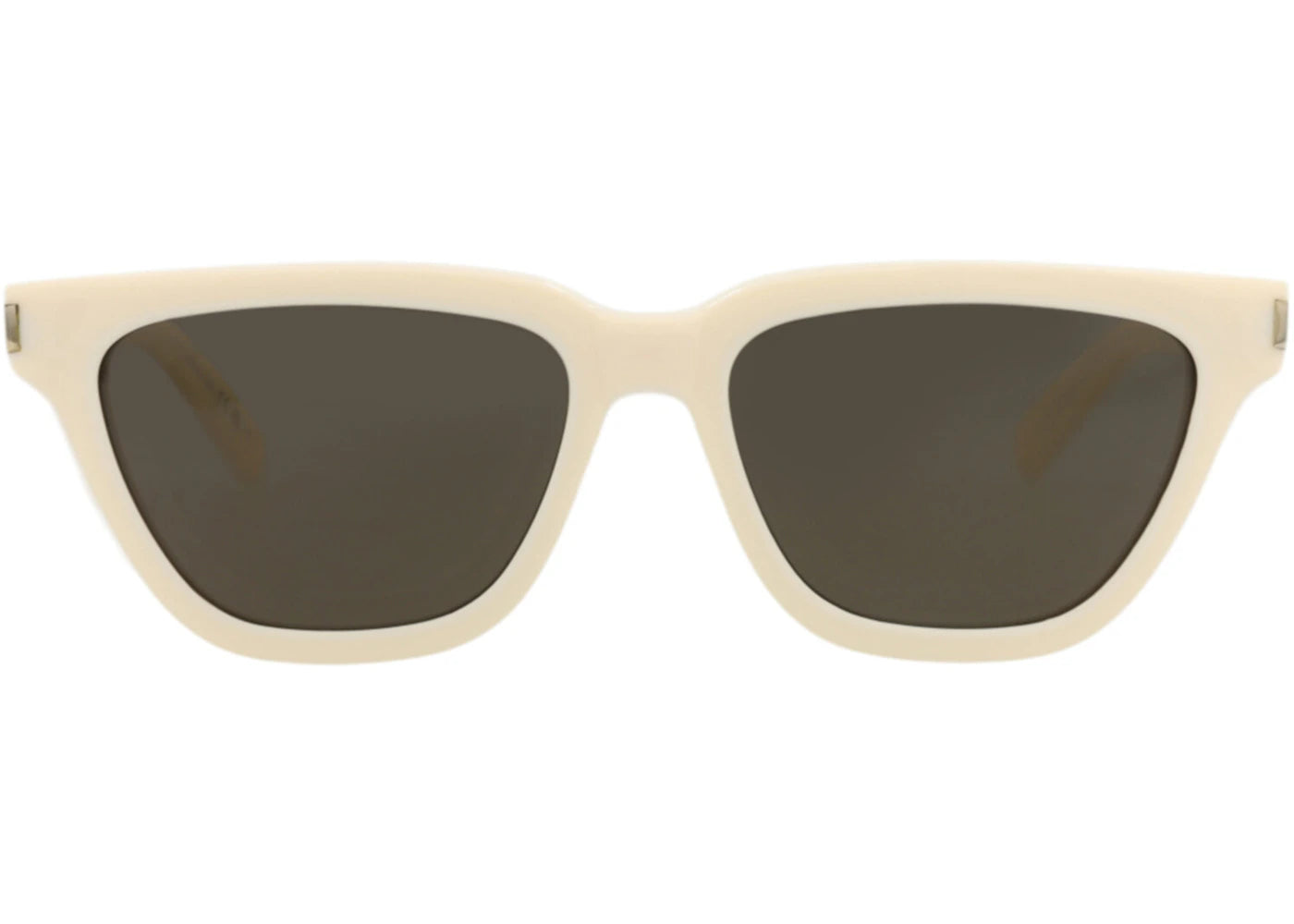 Saint Laurent Cat Eye-Frame Recycled Acetate Sunglasses Ivory Ivory Grey (SL462SULPI-30011402-018)