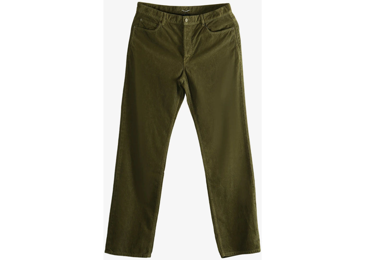 Saint Laurent Distressed Denim Jeans Huntingn Khaki