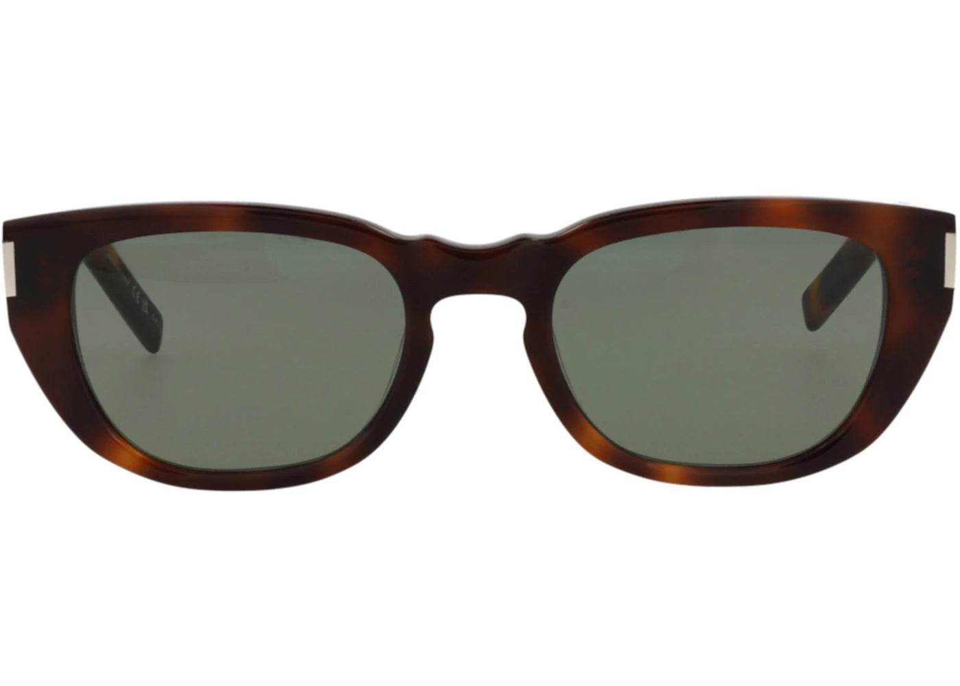 Saint Laurent Round Frame Recycled Acetate Sunglasses Havana/Green (SL601-30014301-002-20357)