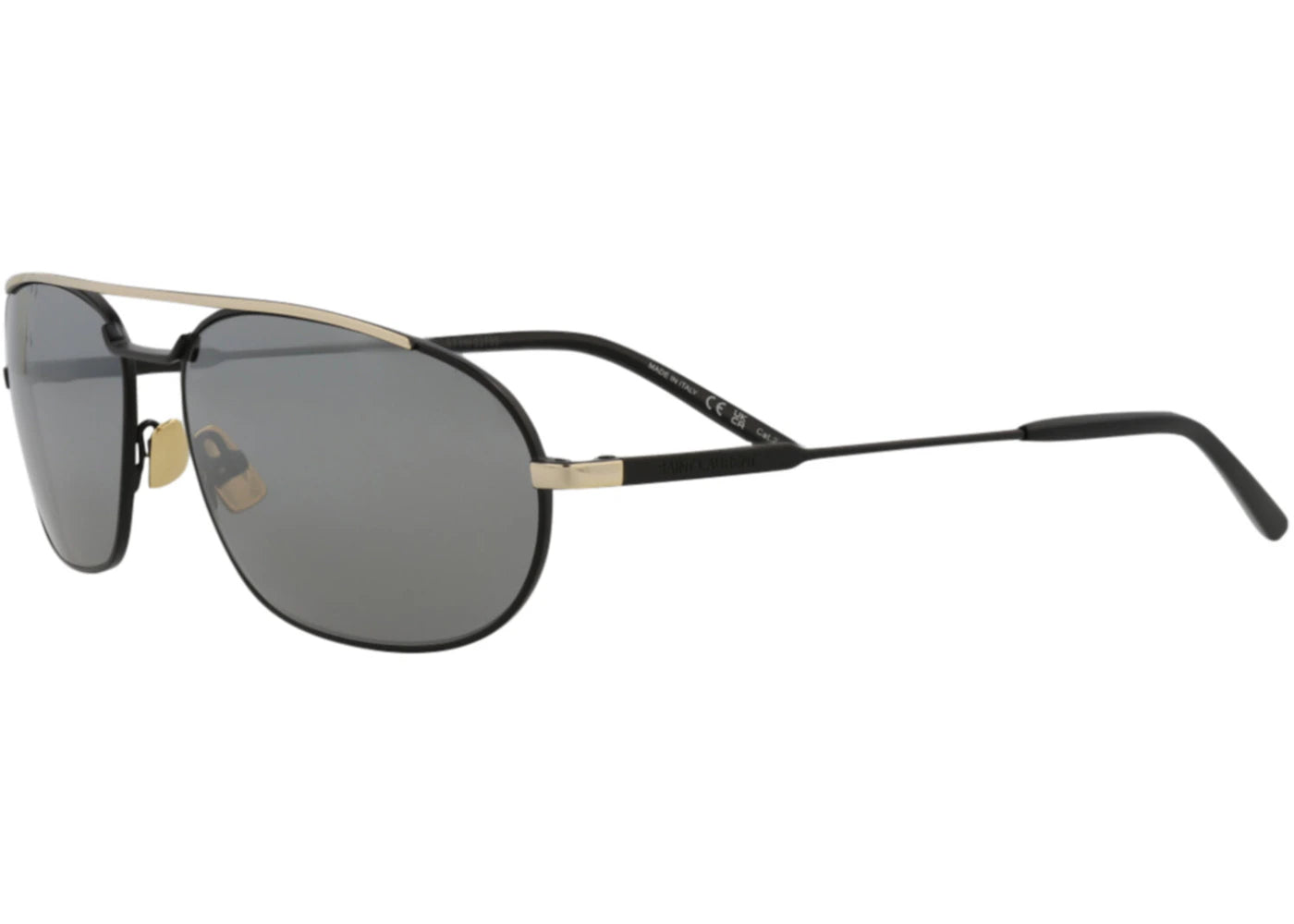Saint Laurent Round Oval Sunglasses Black/Black/Silver (SL561-30013779-003)